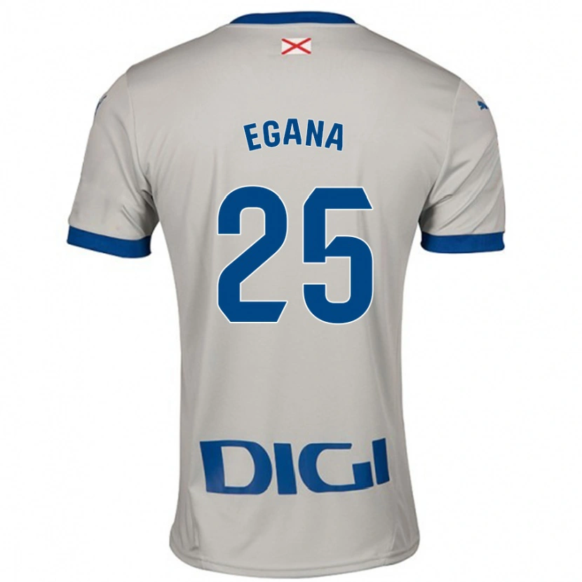 Danxen Pánské Eider Egaña #25 Světle Šedá Daleko Hráčské Dresy 2024/25 Dres