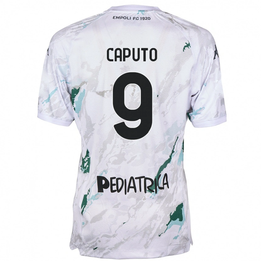 Danxen Pánské Francesco Caputo #9 Šedá Daleko Hráčské Dresy 2024/25 Dres