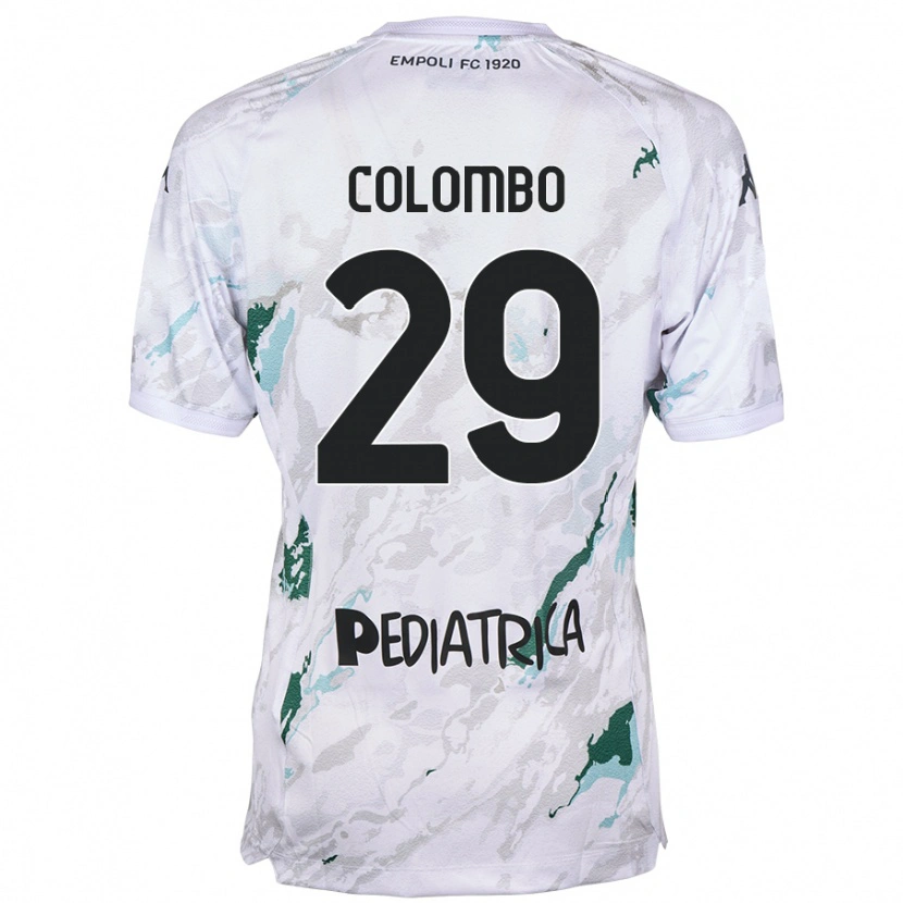 Danxen Pánské Lorenzo Colombo #29 Šedá Daleko Hráčské Dresy 2024/25 Dres