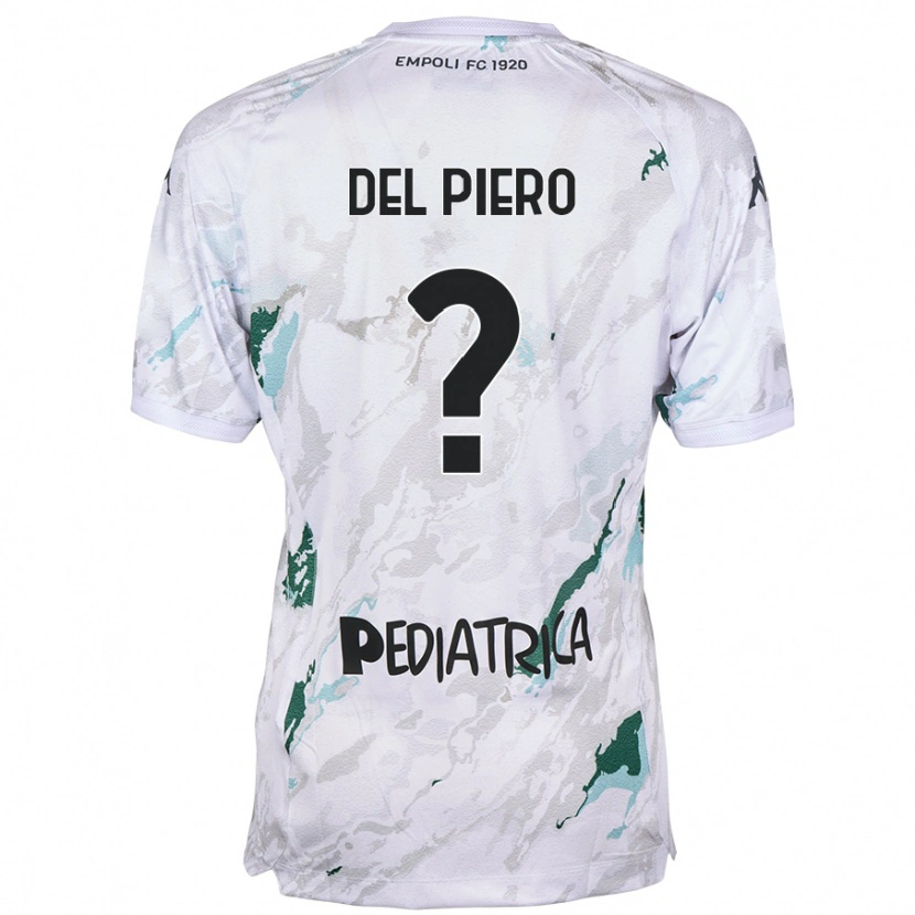 Danxen Pánské Tobias Del Piero #0 Šedá Daleko Hráčské Dresy 2024/25 Dres