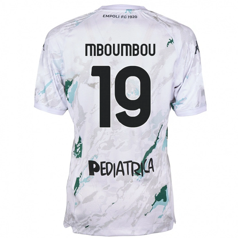 Danxen Pánské Arnaud Mboumbou #19 Šedá Daleko Hráčské Dresy 2024/25 Dres