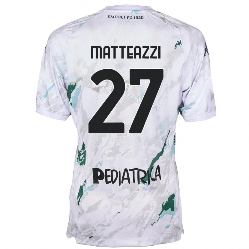 Danxen Pánské Ernesto Matteazzi #27 Šedá Daleko Hráčské Dresy 2024/25 Dres