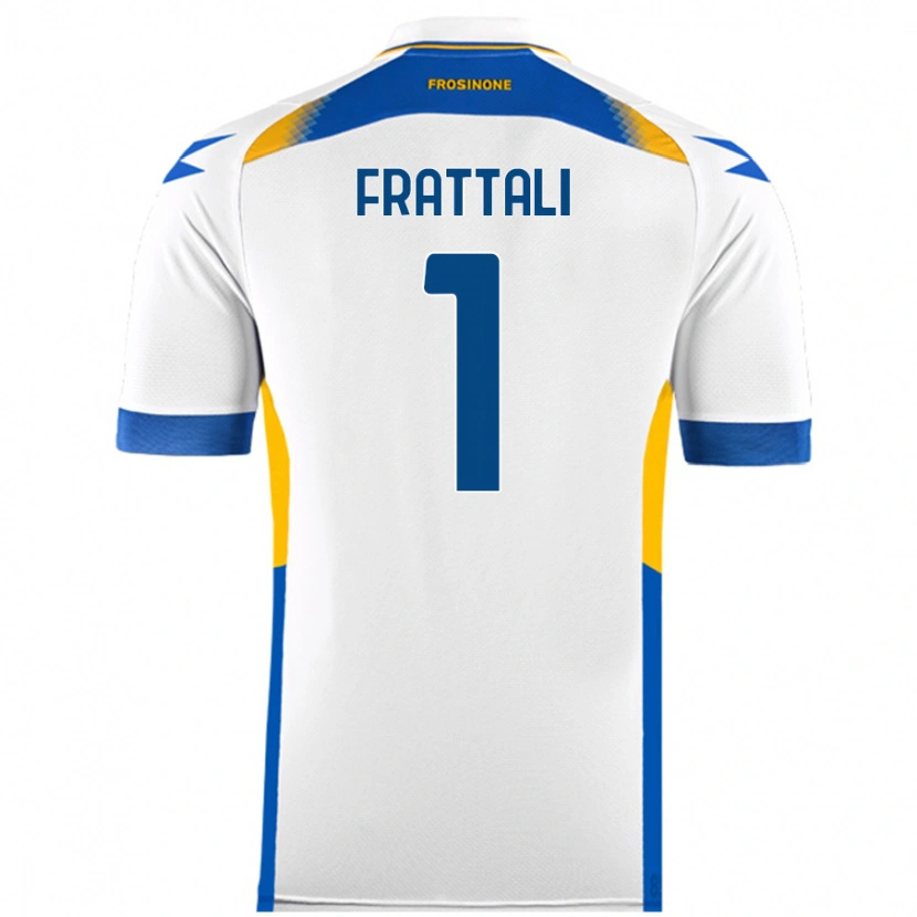 Danxen Pánské Pierluigi Frattali #1 Bílý Daleko Hráčské Dresy 2024/25 Dres
