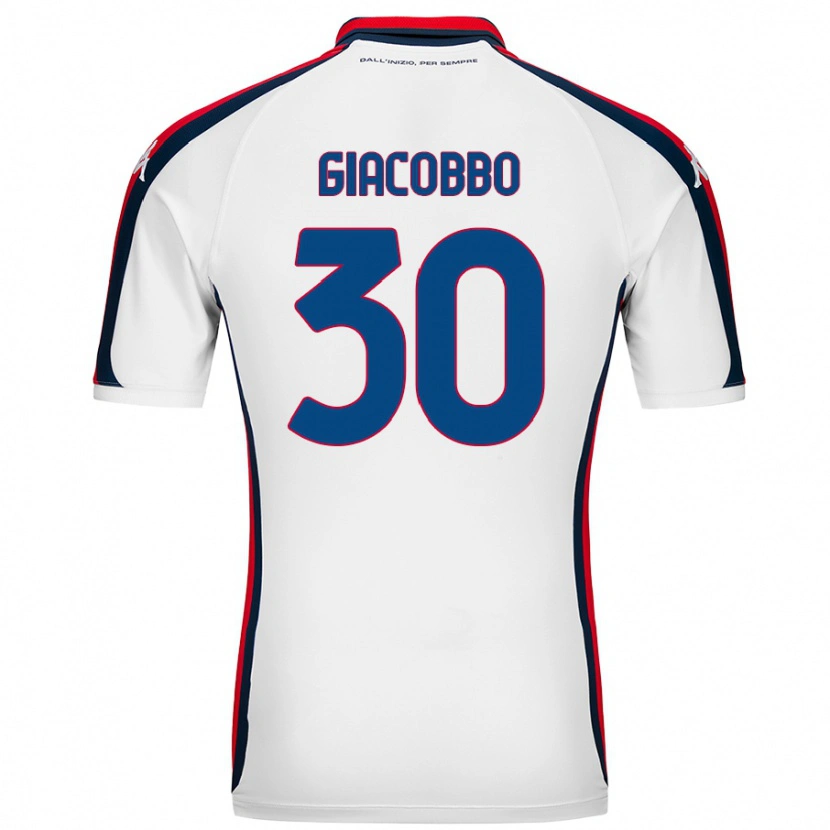 Danxen Pánské Giulia Giacobbo #30 Bílý Daleko Hráčské Dresy 2024/25 Dres