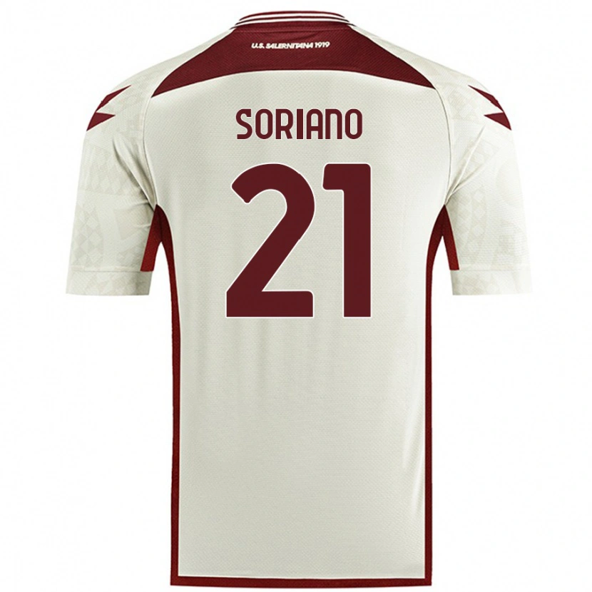 Danxen Pánské Roberto Soriano #21 Barva Krémová Daleko Hráčské Dresy 2024/25 Dres