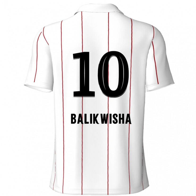 Danxen Pánské Michel-Ange Balikwisha #10 Bílá Černá Daleko Hráčské Dresy 2024/25 Dres
