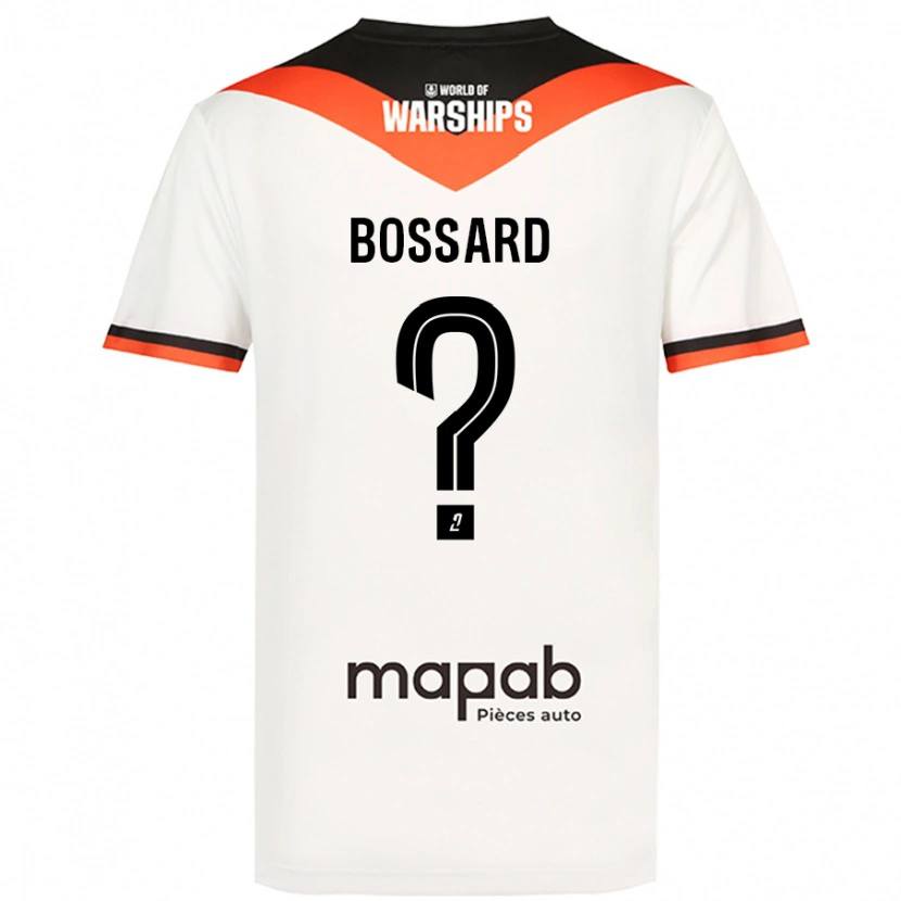 Danxen Pánské Léo Bossard #0 Bílý Daleko Hráčské Dresy 2024/25 Dres