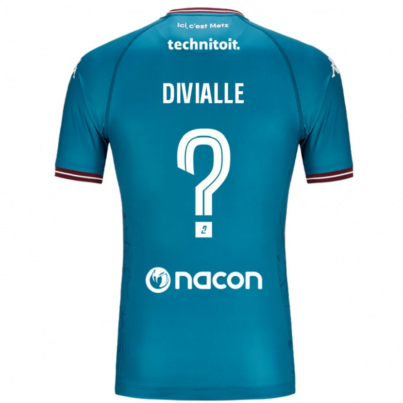 Danxen Pánské Charles Divialle #0 Modrý Benzín Daleko Hráčské Dresy 2024/25 Dres