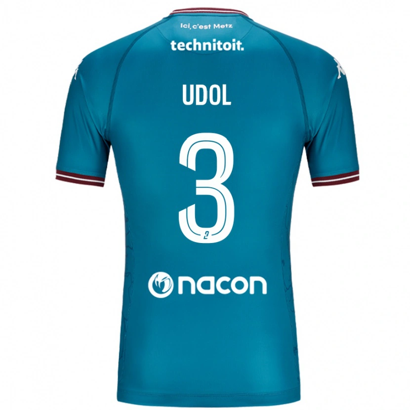 Danxen Pánské Matthieu Udol #3 Modrý Benzín Daleko Hráčské Dresy 2024/25 Dres