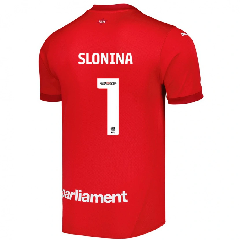 Danxen Dámské Gabriel Slonina #1 Červený Domů Hráčské Dresy 2024/25 Dres
