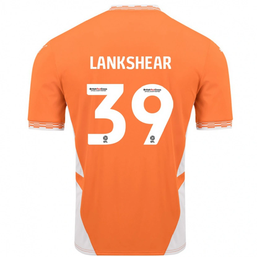 Danxen Dámské Alex Lankshear #39 Oranžová Bílá Domů Hráčské Dresy 2024/25 Dres