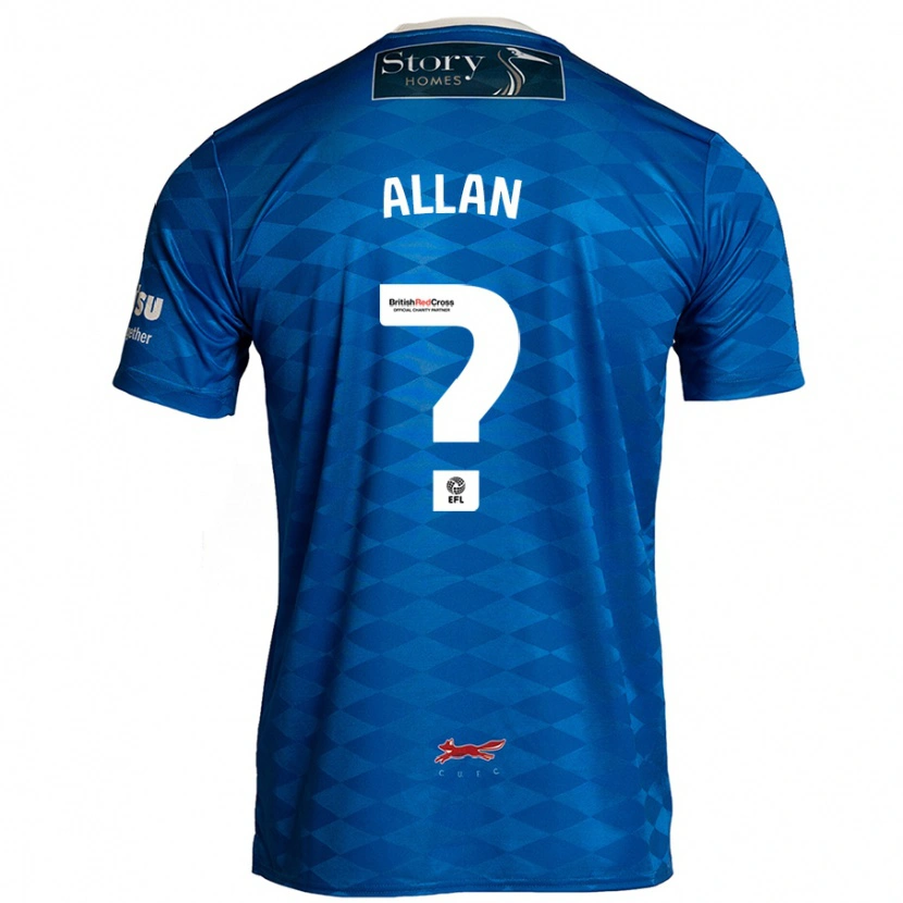 Danxen Dámské Jake Allan #0 Modrý Domů Hráčské Dresy 2024/25 Dres
