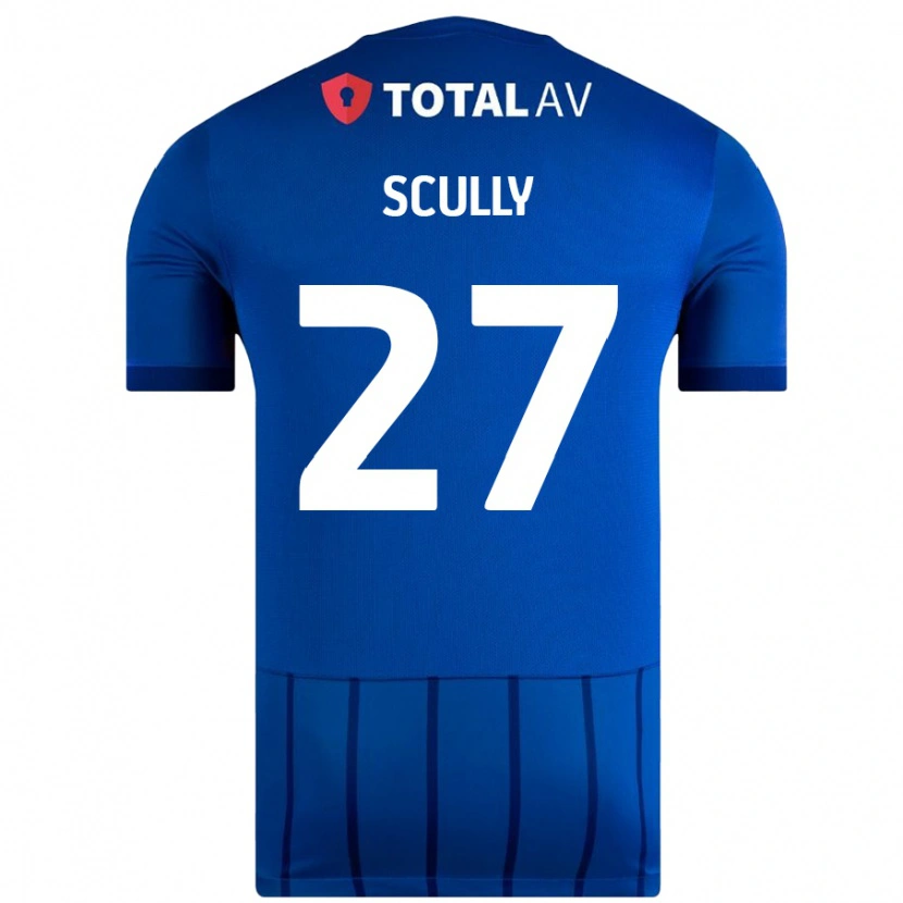 Danxen Dámské Anthony Scully #27 Modrý Domů Hráčské Dresy 2024/25 Dres