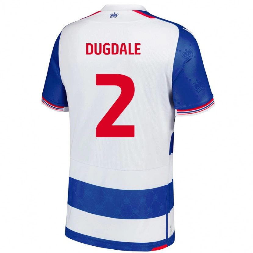 Danxen Dámské Rachel Dugdale #2 Modrá Bílá Domů Hráčské Dresy 2024/25 Dres