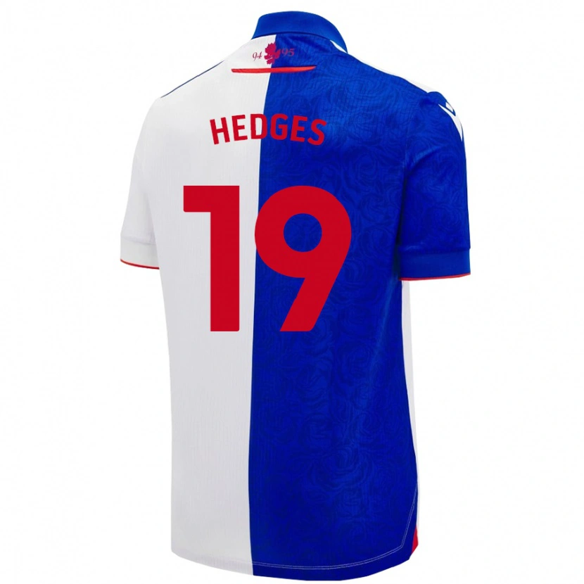 Danxen Dámské Ryan Hedges #19 Nebesky Modrá Bílá Domů Hráčské Dresy 2024/25 Dres