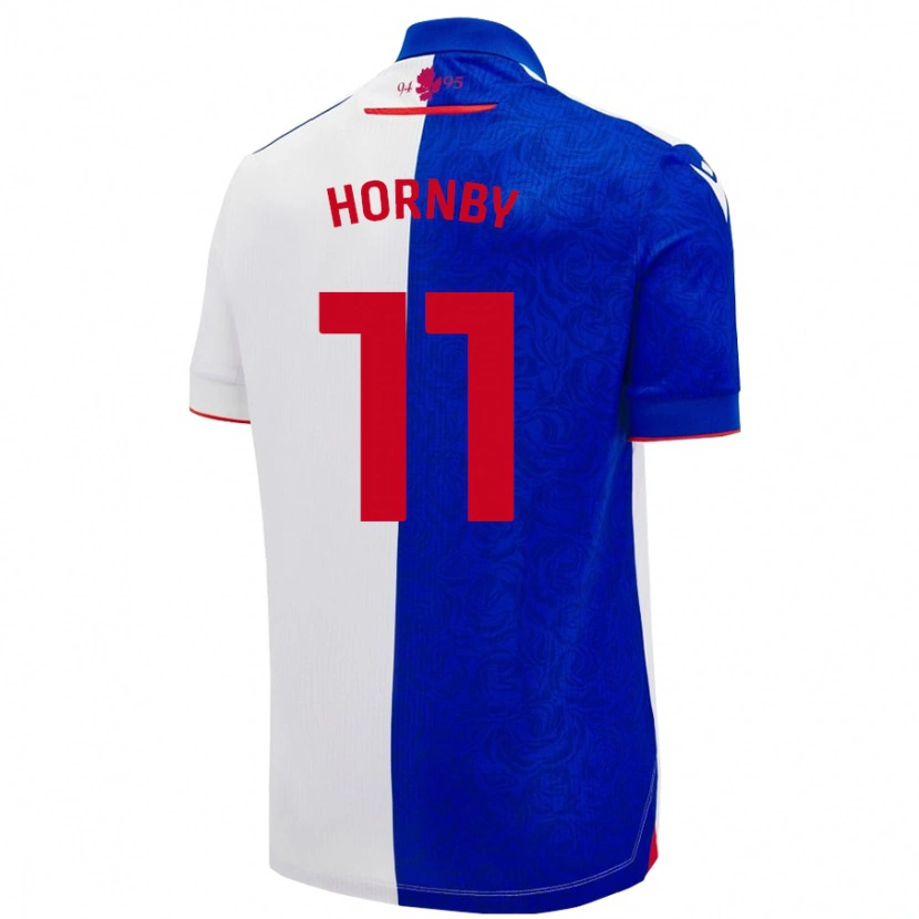Danxen Dámské Megan Hornby #11 Nebesky Modrá Bílá Domů Hráčské Dresy 2024/25 Dres