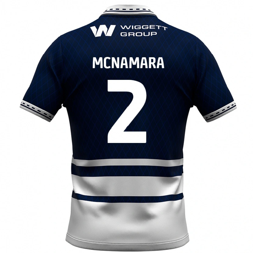 Danxen Dámské Danny Mcnamara #2 Námořnická Modrá Bílá Domů Hráčské Dresy 2024/25 Dres