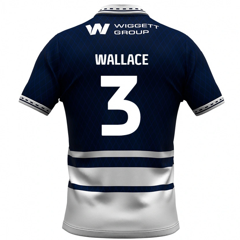 Danxen Dámské Murray Wallace #3 Námořnická Modrá Bílá Domů Hráčské Dresy 2024/25 Dres