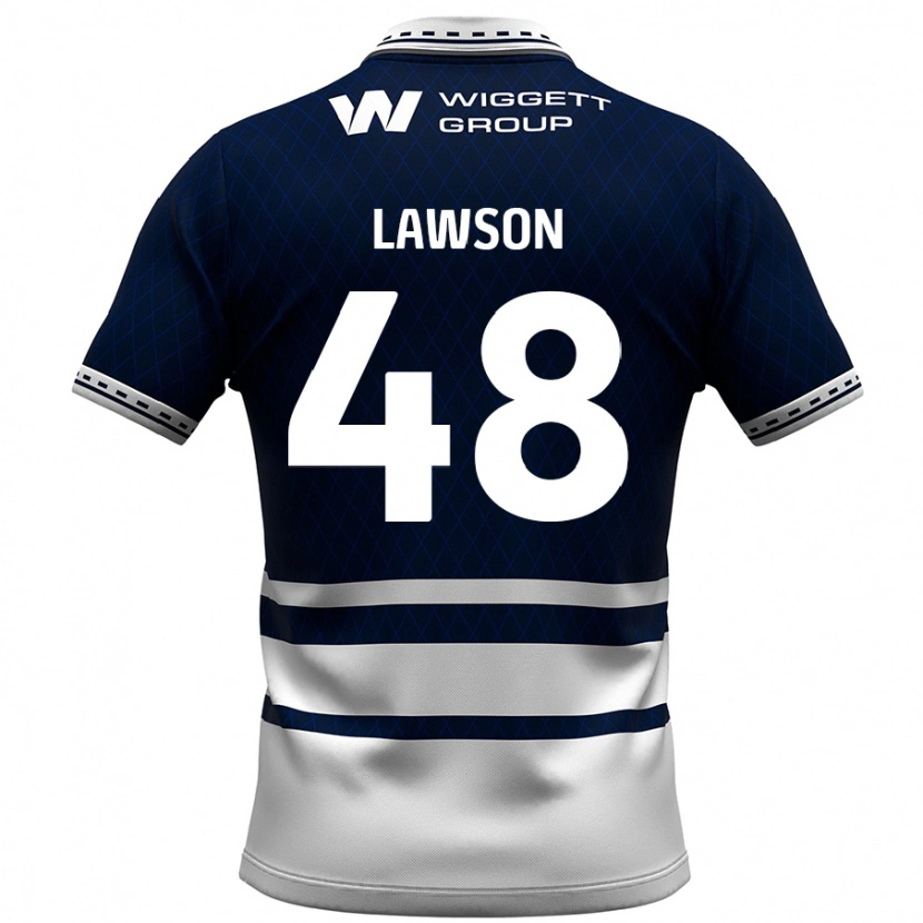Danxen Dámské Sha'mar Lawson #48 Námořnická Modrá Bílá Domů Hráčské Dresy 2024/25 Dres