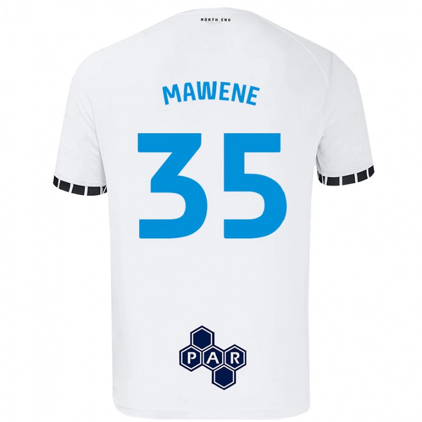 Danxen Dámské Noah Mawene #35 Bílý Domů Hráčské Dresy 2024/25 Dres