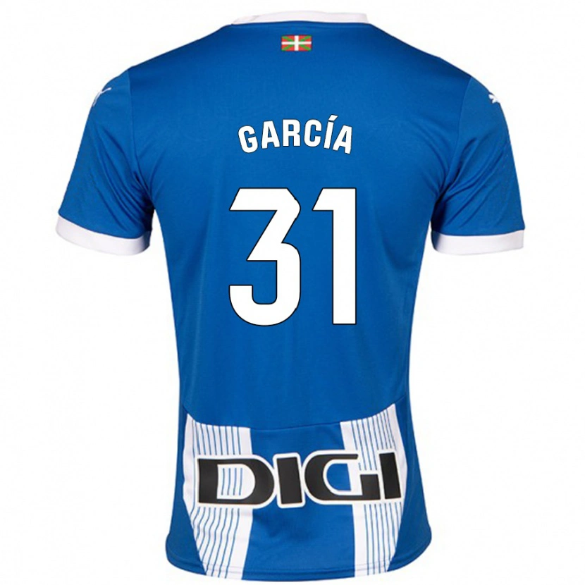 Danxen Dámské Gaizka García #31 Modrý Domů Hráčské Dresy 2024/25 Dres