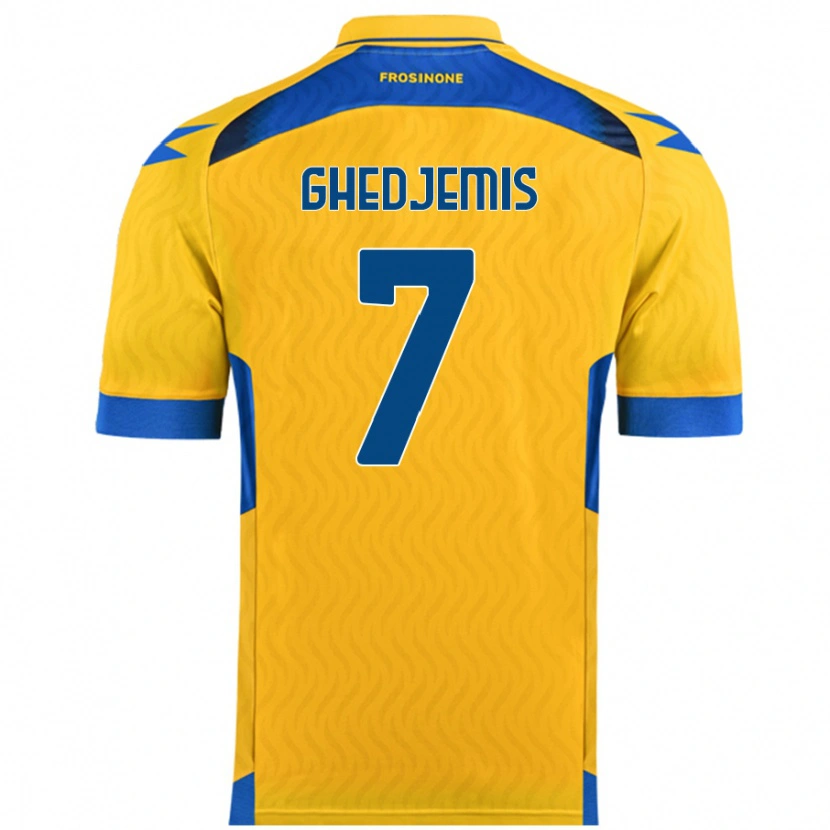 Danxen Dámské Farès Ghedjemis #7 Žluť Domů Hráčské Dresy 2024/25 Dres