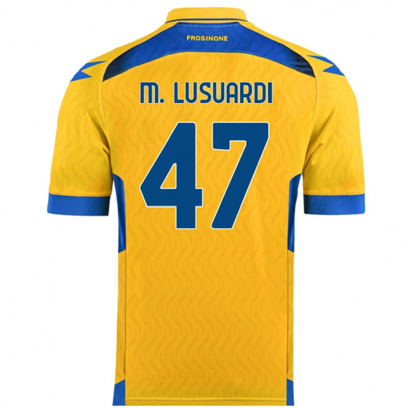 Danxen Dámské Mateus Lusuardi #47 Žluť Domů Hráčské Dresy 2024/25 Dres