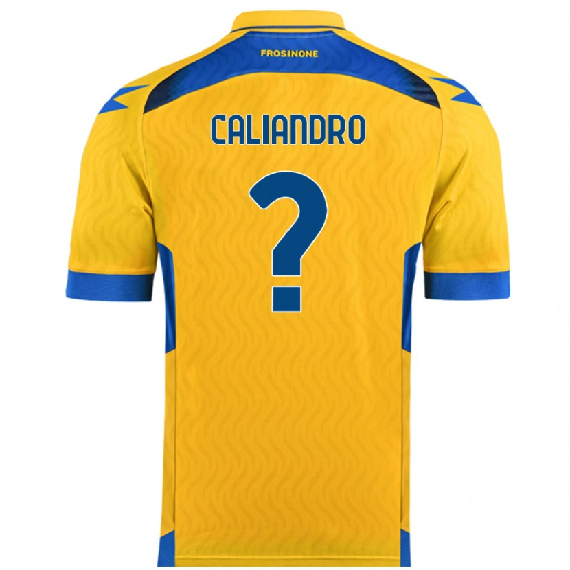 Danxen Dámské Stanislao Caliandro #0 Žluť Domů Hráčské Dresy 2024/25 Dres