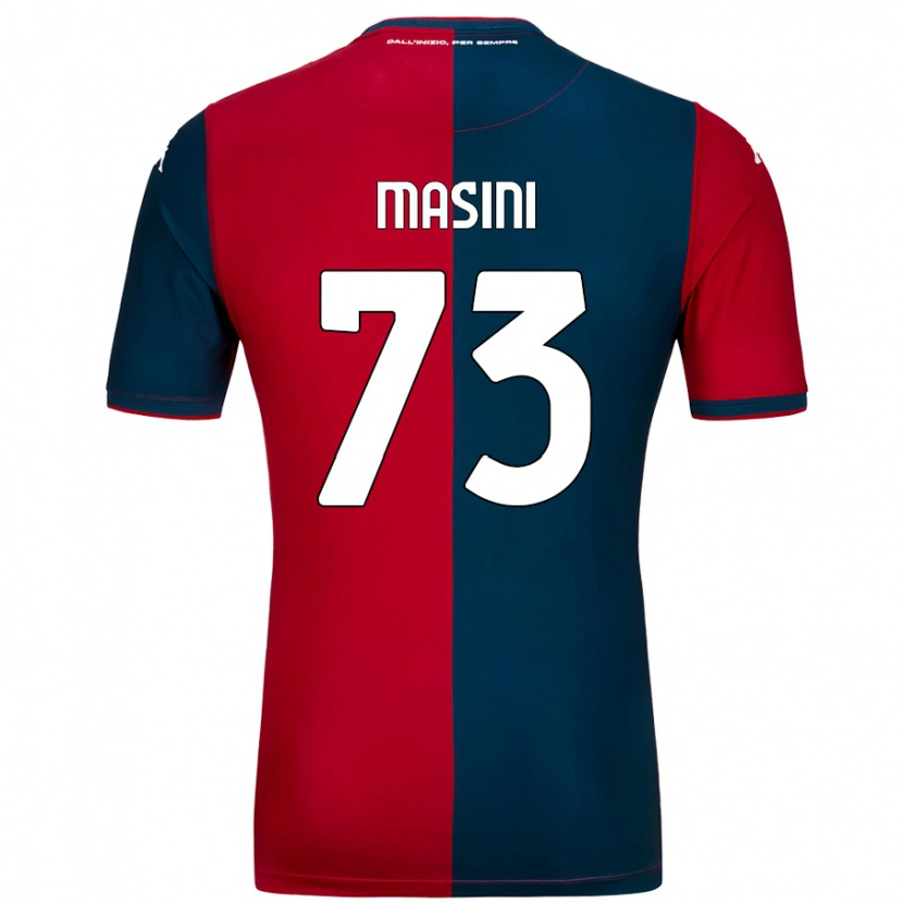 Danxen Dámské Patrizio Masini #73 Červená Tmavě Modrá Domů Hráčské Dresy 2024/25 Dres
