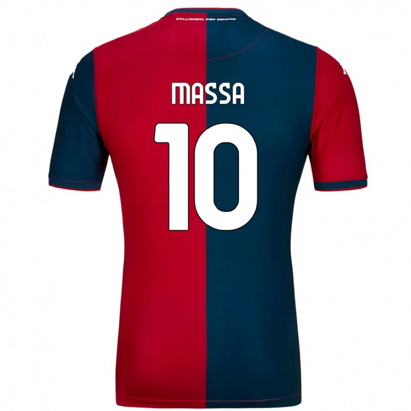 Danxen Dámské Alessandra Massa #10 Červená Tmavě Modrá Domů Hráčské Dresy 2024/25 Dres