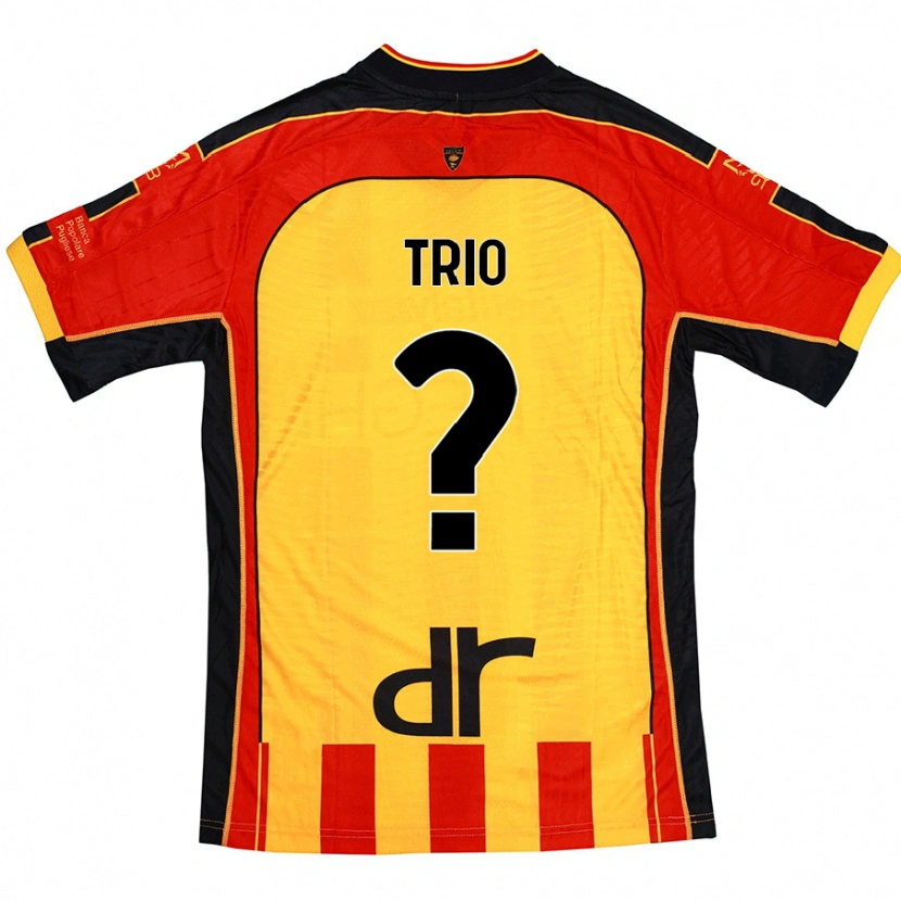 Danxen Dámské Stefano Trio #0 Žlutá Červená Domů Hráčské Dresy 2024/25 Dres