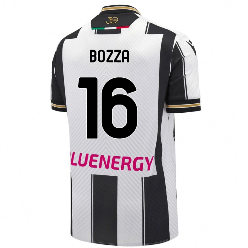 Danxen Dámské Mattia Bozza #16 Bílá Černá Domů Hráčské Dresy 2024/25 Dres