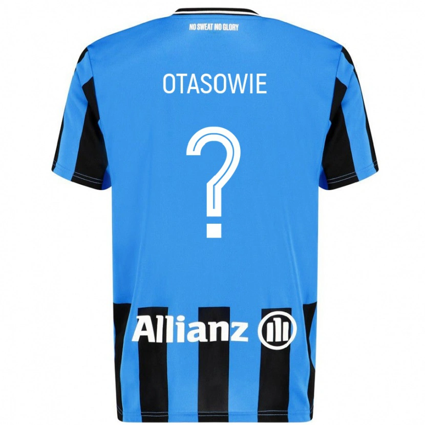 Danxen Dámské Owen Otasowie #0 Nebesky Modrá Černá Domů Hráčské Dresy 2024/25 Dres