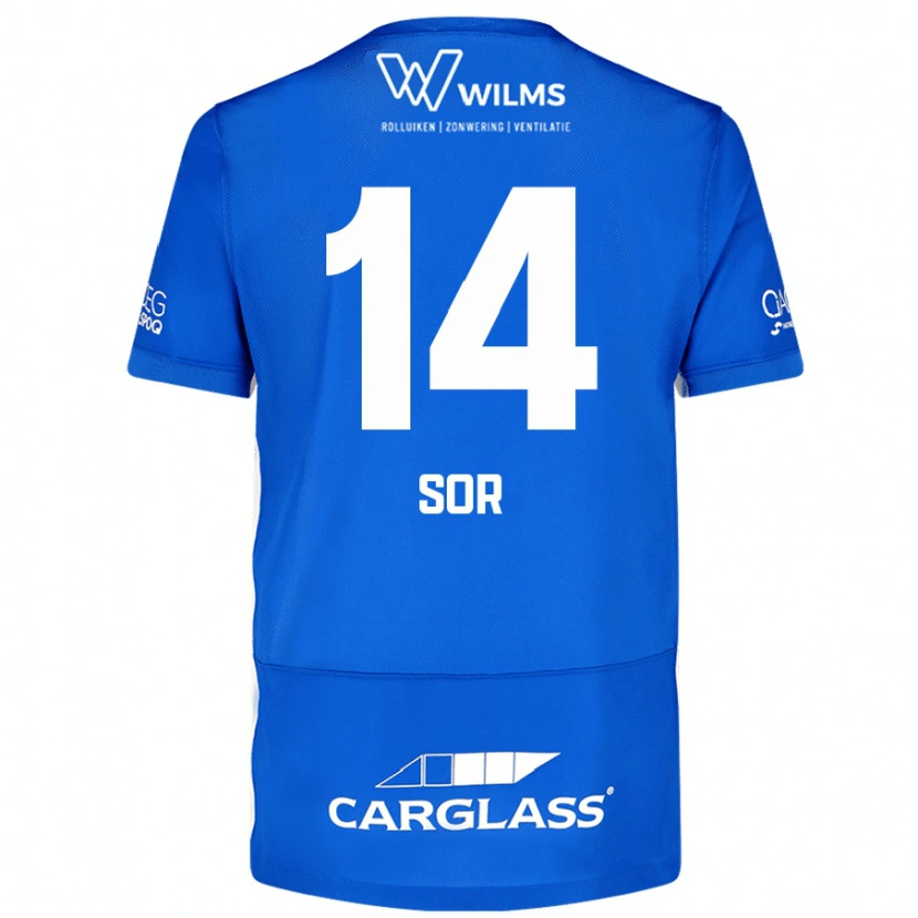 Danxen Dámské Yira Sor #14 Modrý Domů Hráčské Dresy 2024/25 Dres