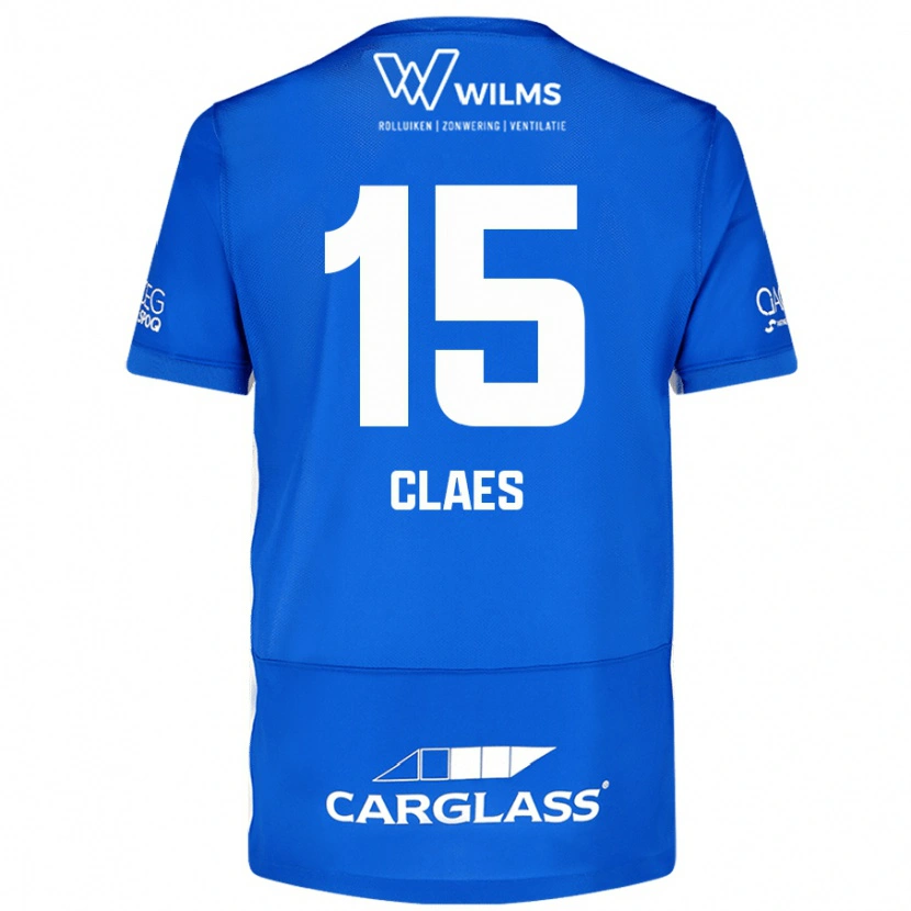 Danxen Dámské Thomas Claes #15 Modrý Domů Hráčské Dresy 2024/25 Dres