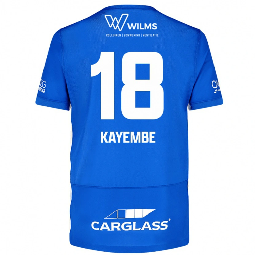 Danxen Dámské Joris Kayembe #18 Modrý Domů Hráčské Dresy 2024/25 Dres