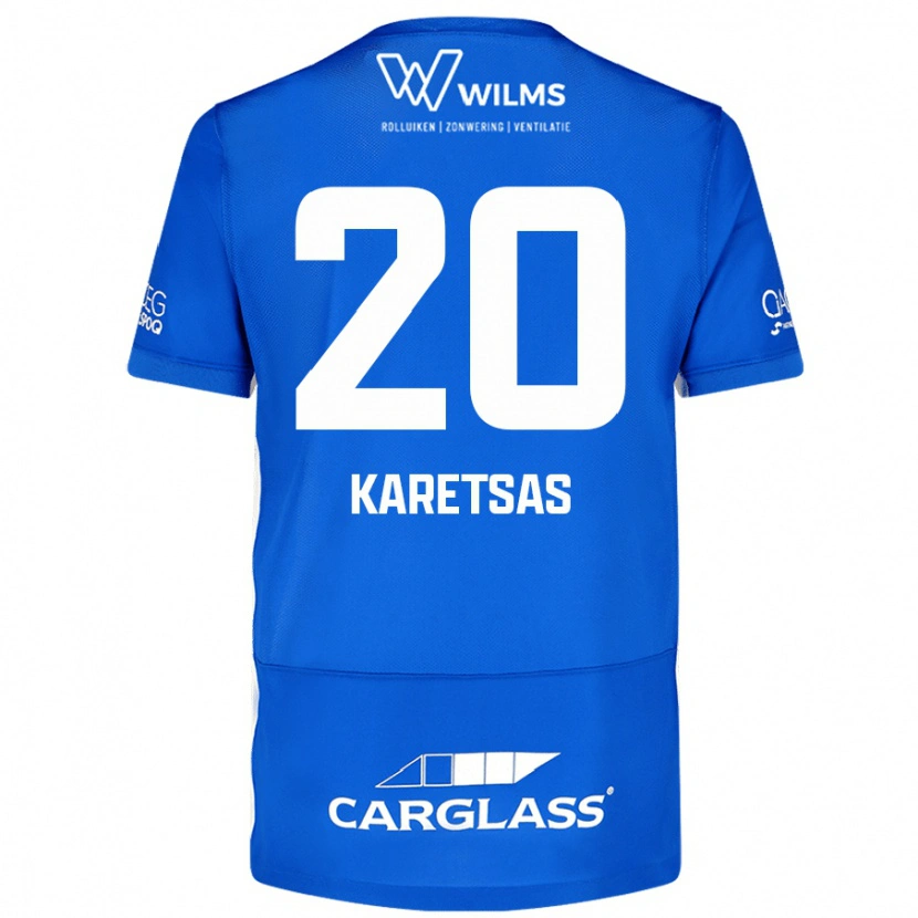 Danxen Dámské Konstantinos Karetsas #20 Modrý Domů Hráčské Dresy 2024/25 Dres