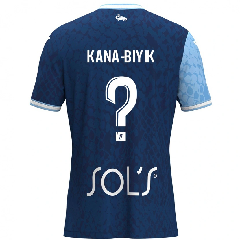 Danxen Dámské Enzo Kana-Biyik #0 Nebeská Modrá Tmavě Modrá Domů Hráčské Dresy 2024/25 Dres