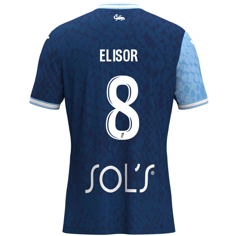 Danxen Dámské Salomé Elisor #8 Nebeská Modrá Tmavě Modrá Domů Hráčské Dresy 2024/25 Dres