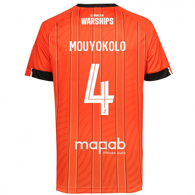 Danxen Dámské Loris Mouyokolo #4 Pomerančový Domů Hráčské Dresy 2024/25 Dres