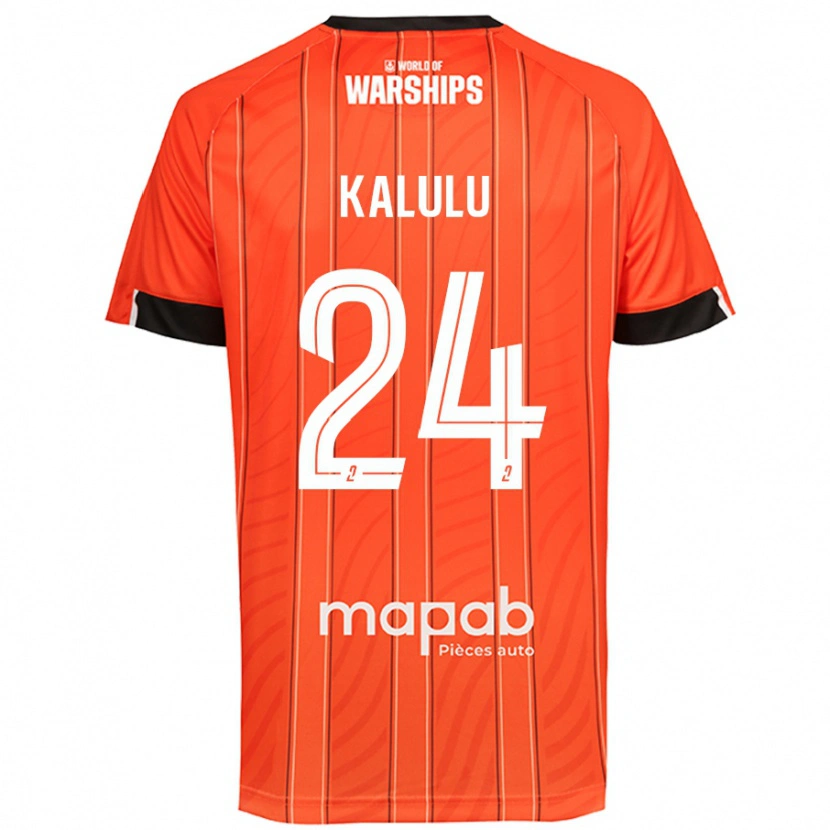 Danxen Dámské Gédéon Kalulu #24 Pomerančový Domů Hráčské Dresy 2024/25 Dres