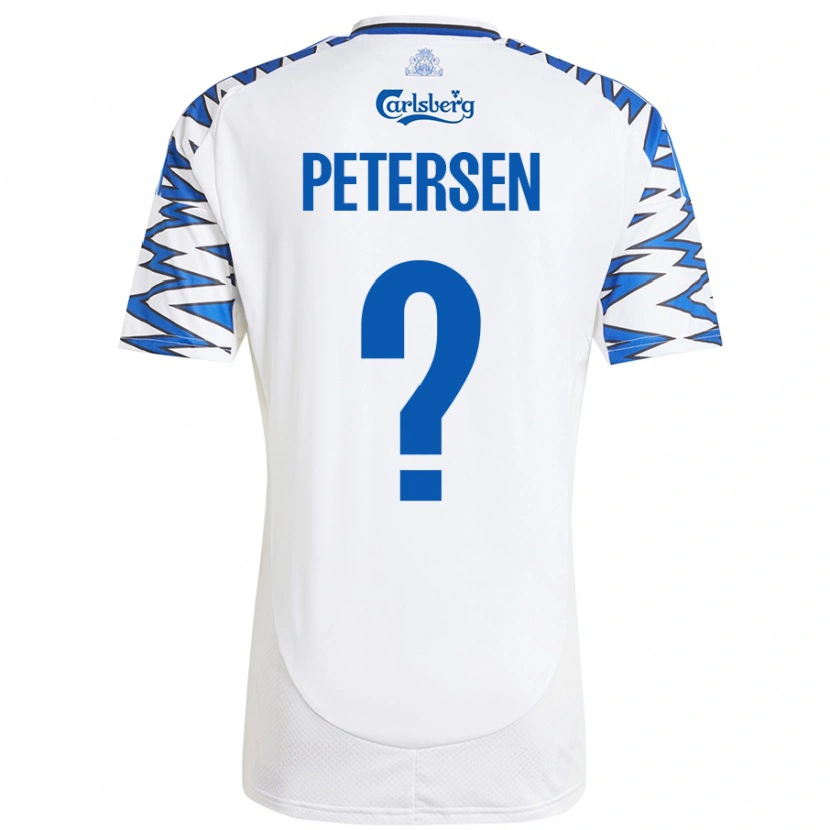 Danxen Dámské Frederik Petersen #0 Bílá Nebesky Modrá Domů Hráčské Dresy 2024/25 Dres