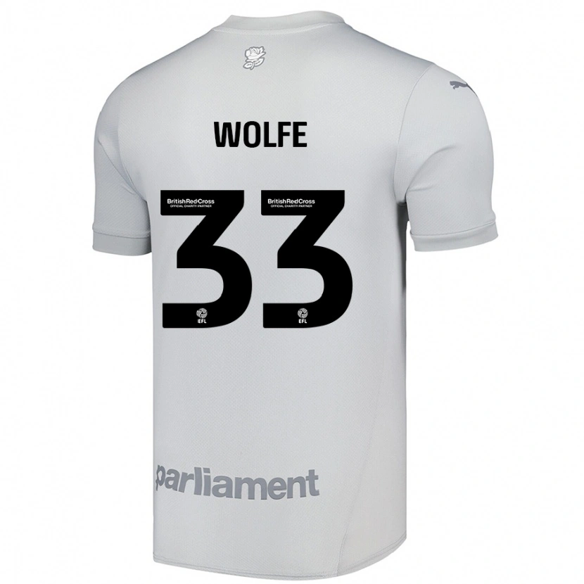 Danxen Dámské Matty Wolfe #33 Stříbrně Šedá Daleko Hráčské Dresy 2024/25 Dres