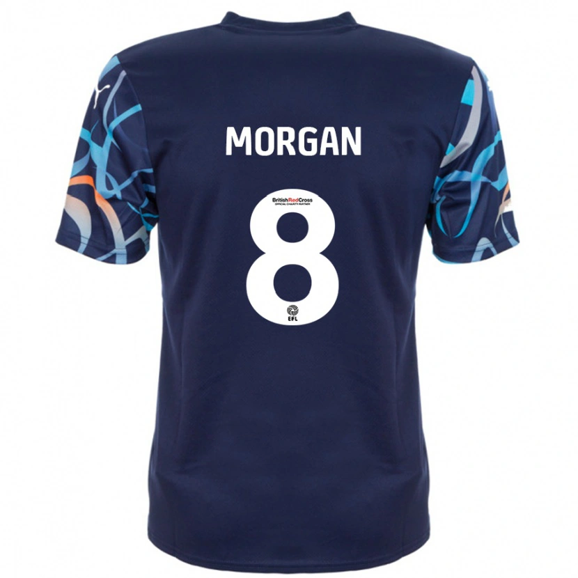 Danxen Dámské Albie Morgan #8 Námořnická Modrá Daleko Hráčské Dresy 2024/25 Dres
