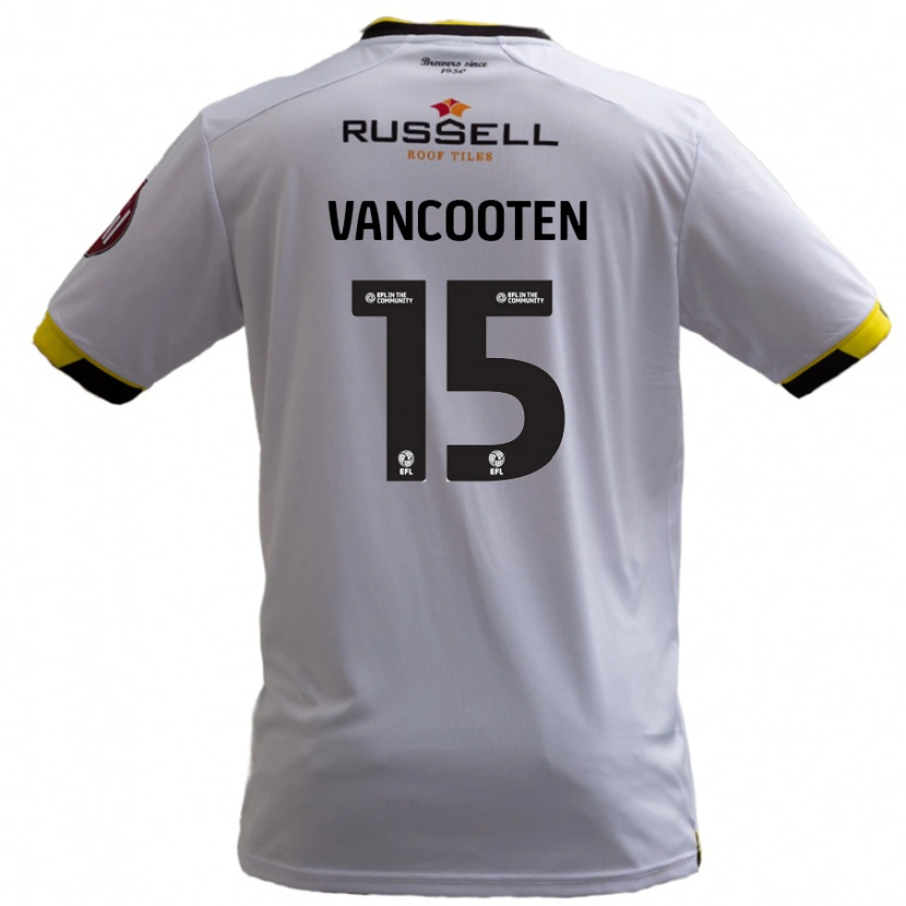 Danxen Dámské Terence Vancooten #15 Bílý Daleko Hráčské Dresy 2024/25 Dres