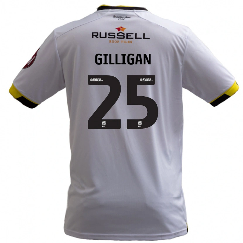 Danxen Dámské Ciaran Gilligan #25 Bílý Daleko Hráčské Dresy 2024/25 Dres