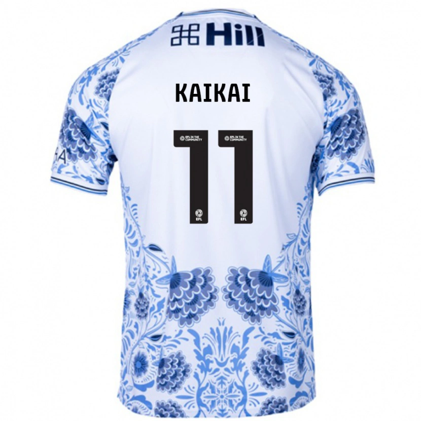 Danxen Dámské Sullay Kaikai #11 Bílá Modrá Daleko Hráčské Dresy 2024/25 Dres