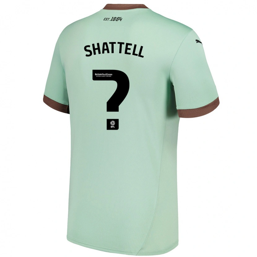 Danxen Dámské Josh Shattell #0 Bledě Zelená Daleko Hráčské Dresy 2024/25 Dres
