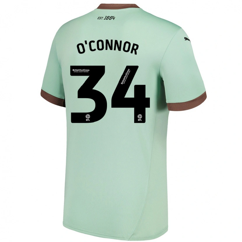 Danxen Dámské Dolcie O'connor #34 Bledě Zelená Daleko Hráčské Dresy 2024/25 Dres