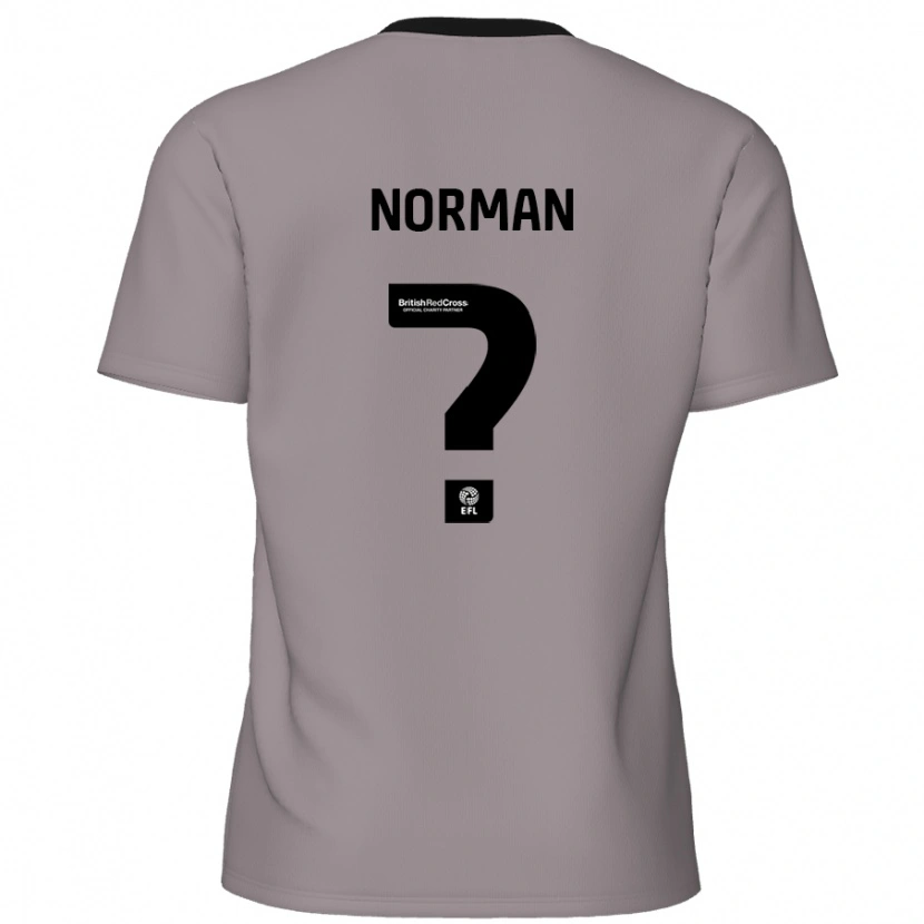 Danxen Dámské Freddie Norman #0 Šedá Daleko Hráčské Dresy 2024/25 Dres